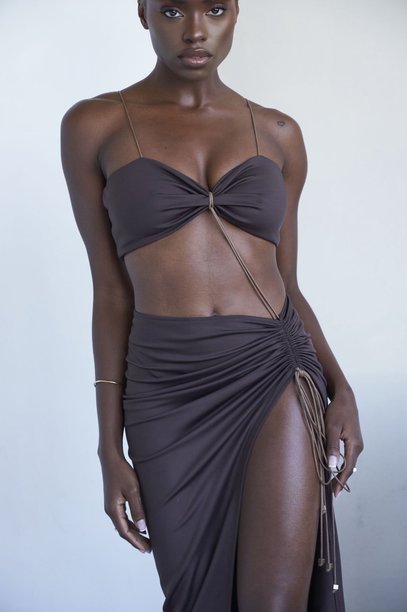 String Tie Maxi Dress